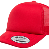 YP Classics Classic Curved Visor Foam Trucker Cap