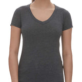 M&O Women's Fine Blend V-Neck T-Shirt
