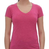 M&O Women's Fine Blend V-Neck T-Shirt