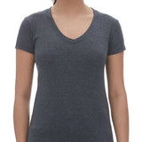 M&O Women's Fine Blend V-Neck T-Shirt