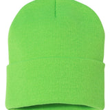 Sportsman Solid 12" Cuffed Beanie SP12