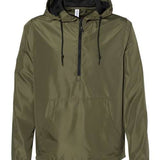 Independent Lightweight Quarter-Zip Windbreaker Pullover Jacket