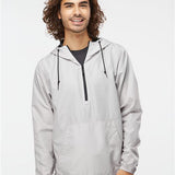 Independent Lightweight Quarter-Zip Windbreaker Pullover Jacket