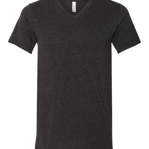 BELLA + CANVAS - Unisex Heather CVC V-Neck Tee