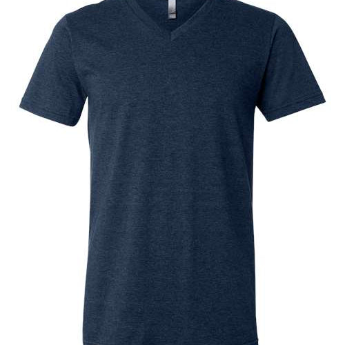 BELLA + CANVAS - Unisex Heather CVC V-Neck Tee