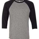 BELLA + CANVAS - Unisex Three-Quarter Sleeve Baseball Tee