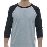 M&O Raglan Three-Quarter Sleeve Baseball T-Shirt