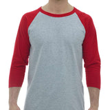 M&O Raglan Three-Quarter Sleeve Baseball T-Shirt