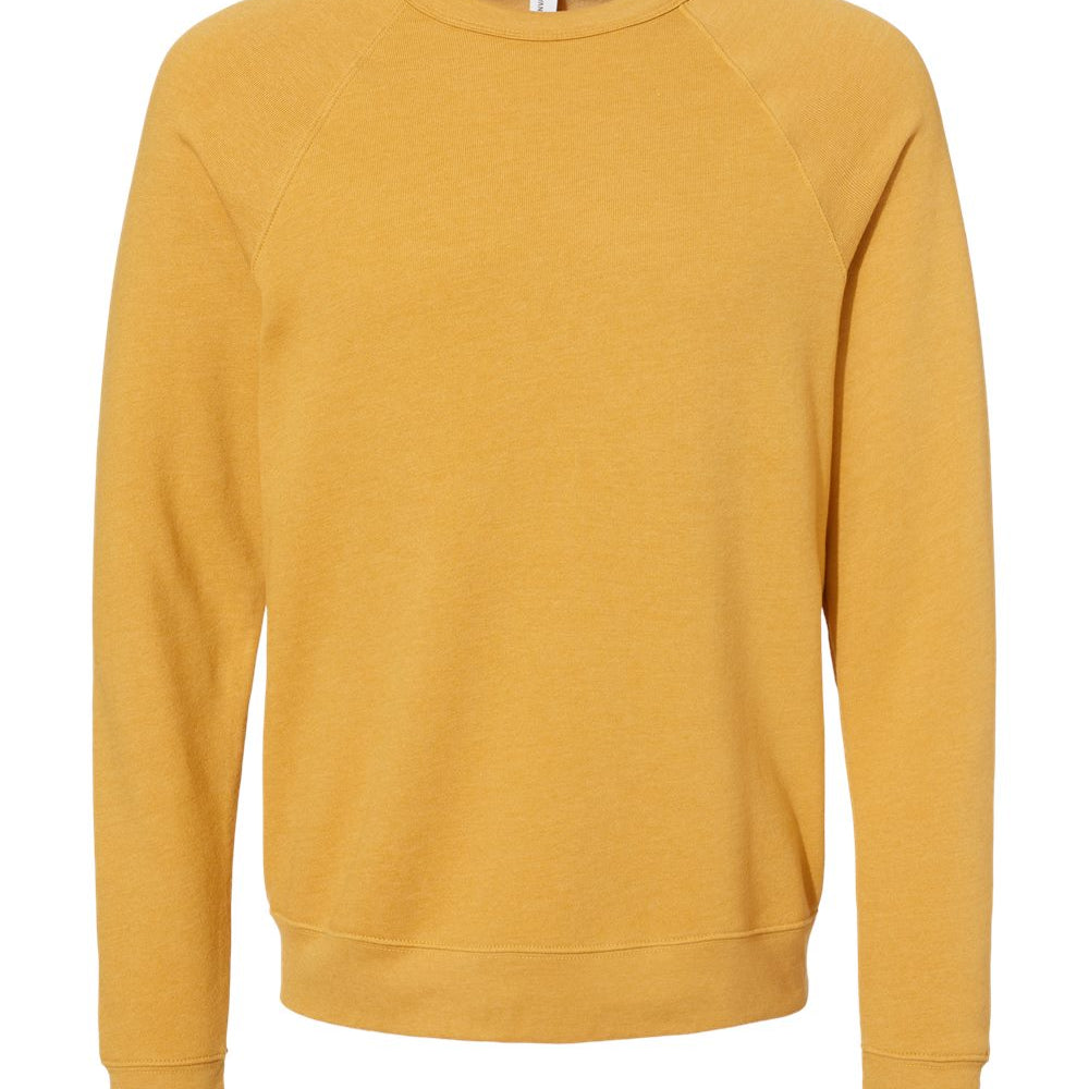 BELLA + CANVAS - Unisex Sponge Fleece Raglan Crewneck Sweatshirt