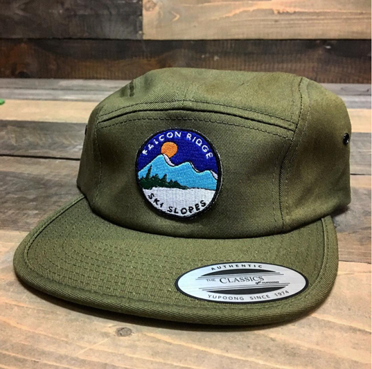 Embroidered Falcon Ridge Ski Slopes Cap.