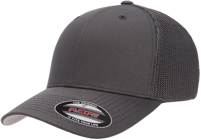 Grey Flex Fit Cap.