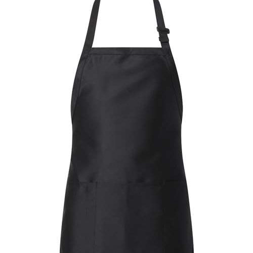 Q-Tees - Full-Length Apron with Pouch Pocket