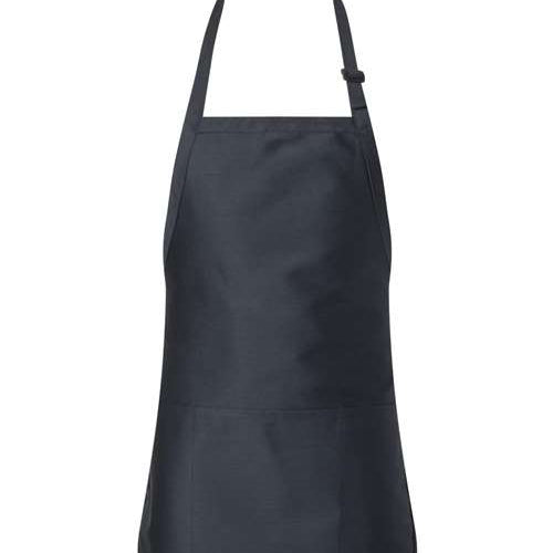 Q-Tees - Full-Length Apron with Pouch Pocket
