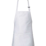 Q-Tees - Full-Length Apron with Pouch Pocket