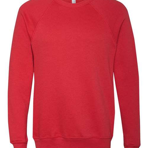 BELLA + CANVAS - Unisex Sponge Fleece Raglan Crewneck Sweatshirt
