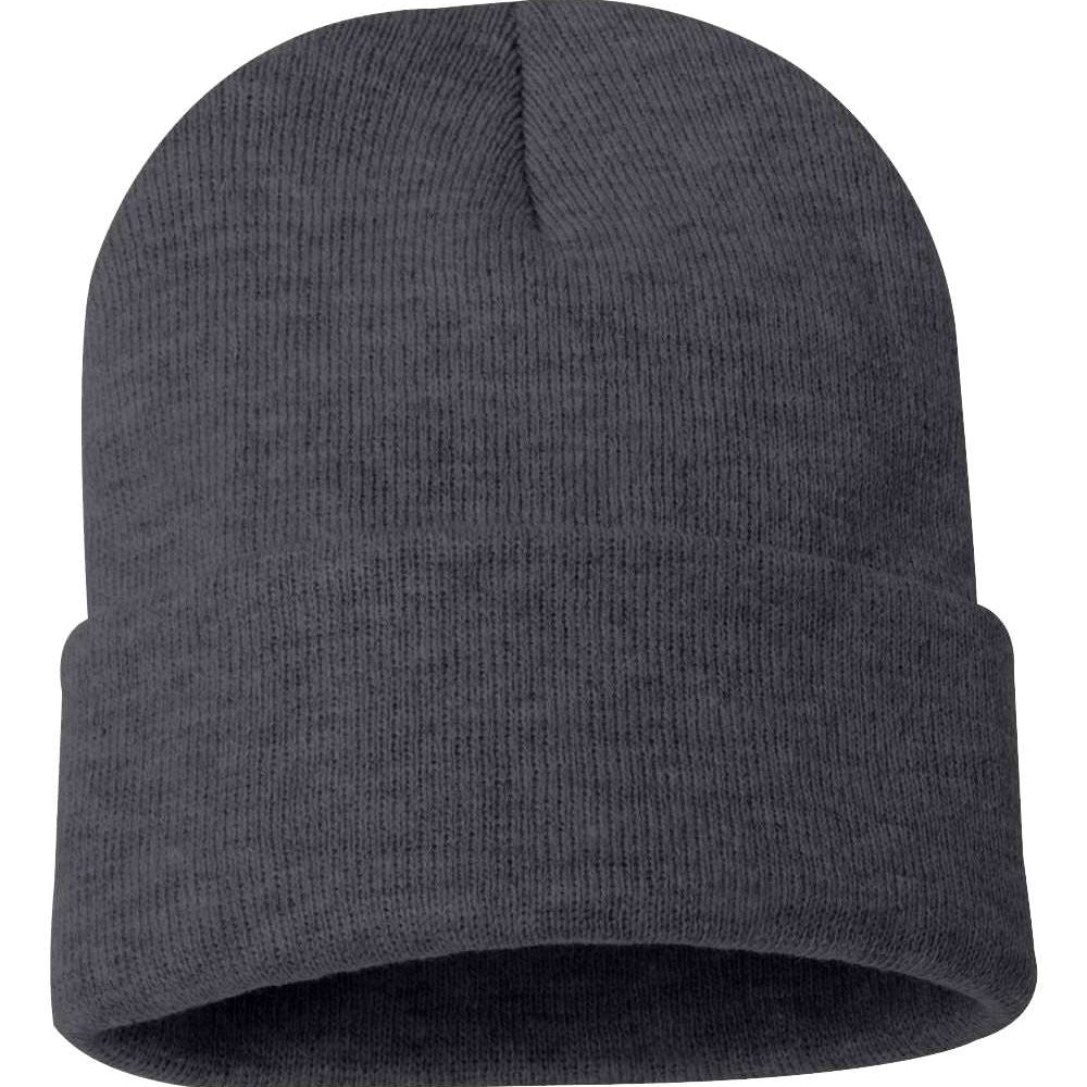 Sportsman Solid 12" Cuffed Beanie SP12