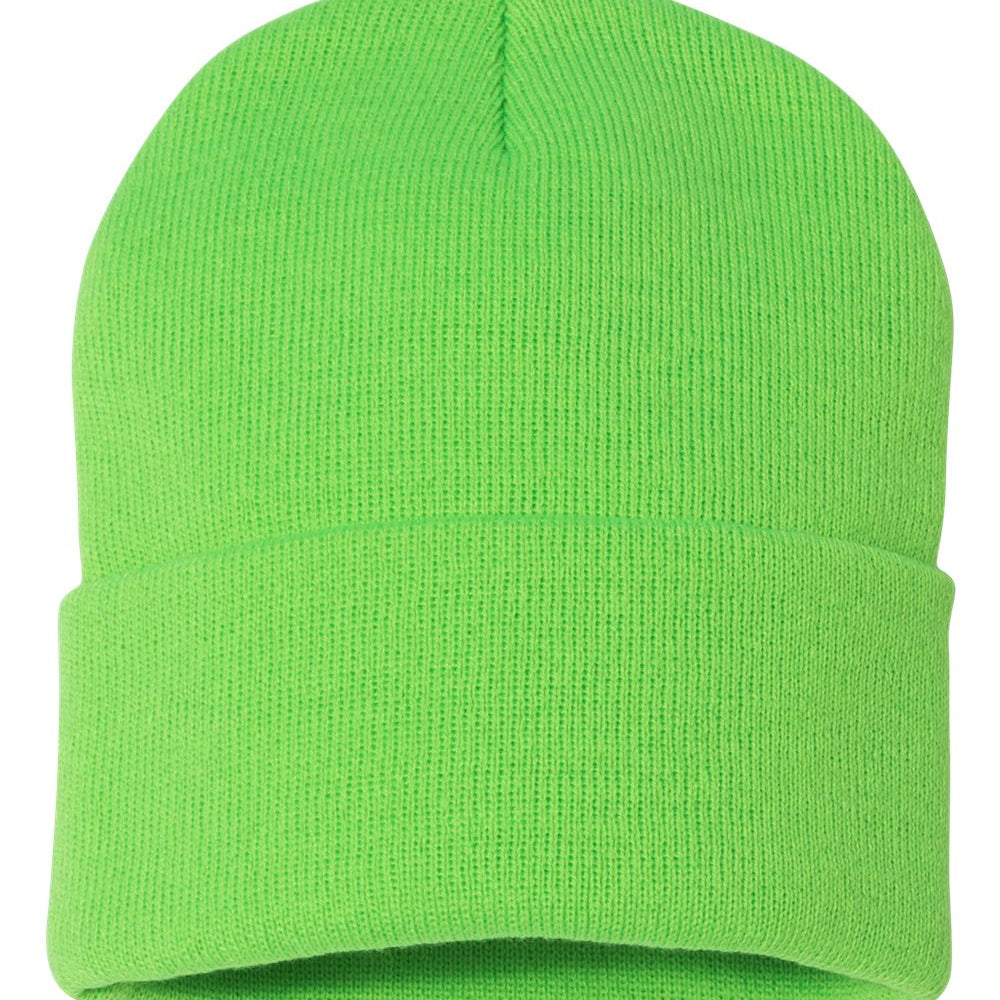 Sportsman Solid 12" Cuffed Beanie SP12