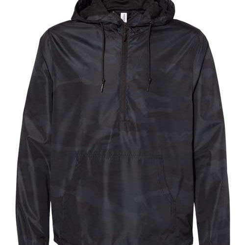 Independent Lightweight Quarter-Zip Windbreaker Pullover Jacket